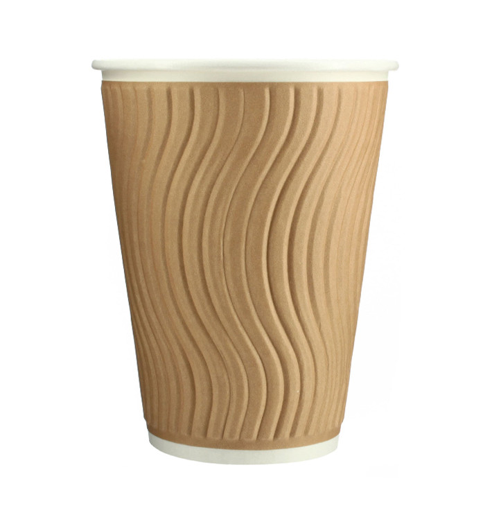 Bicchiere Carta Ecologico Kraft 12Oz/360ml Ø9,0cm (740 Pezzi) Bicchiere Carta Ecologico Kraft 12Oz/360ml Ø9,0cm (740 Pezzi)