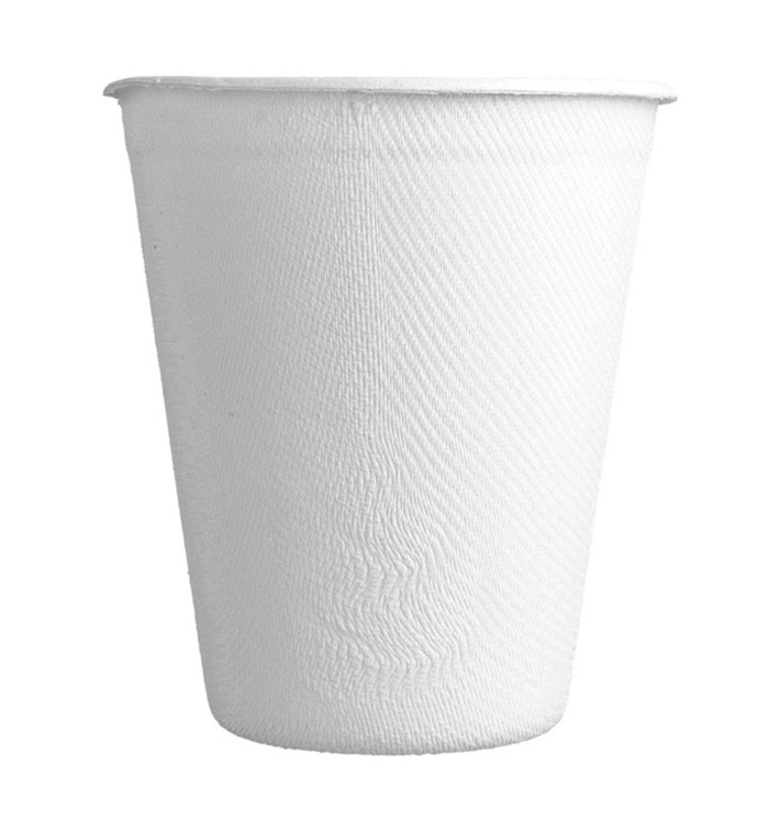 Bicchiere Bio di Canna da Zucchero 260ml (50 Pezzi) Bicchiere Bio di Canna da Zucchero 260ml (50 Pezzi)