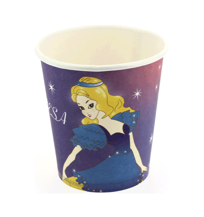 Bicchieri di Carta "Principessa" 200ml (25 Pezzi) Bicchieri di Carta "Principessa" 200ml (25 Pezzi)