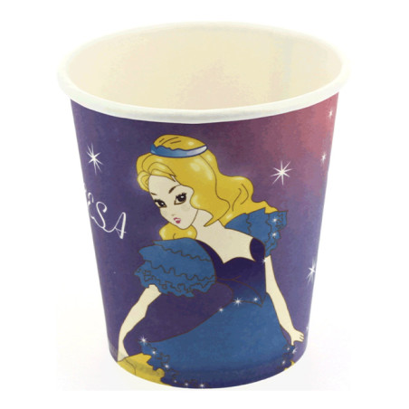 Bicchieri di Carta "Principessa" 200ml (25 Pezzi)