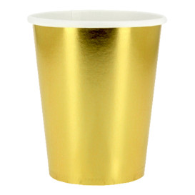 Bicchiere di Carta 9Oz/240ml Oro "Party" (300 Pezzi)