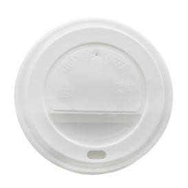 Coperchio con Foro per Bicchiere di Carta 12, 16 y 22 Oz Ø9,0cm (100 Pezzi)