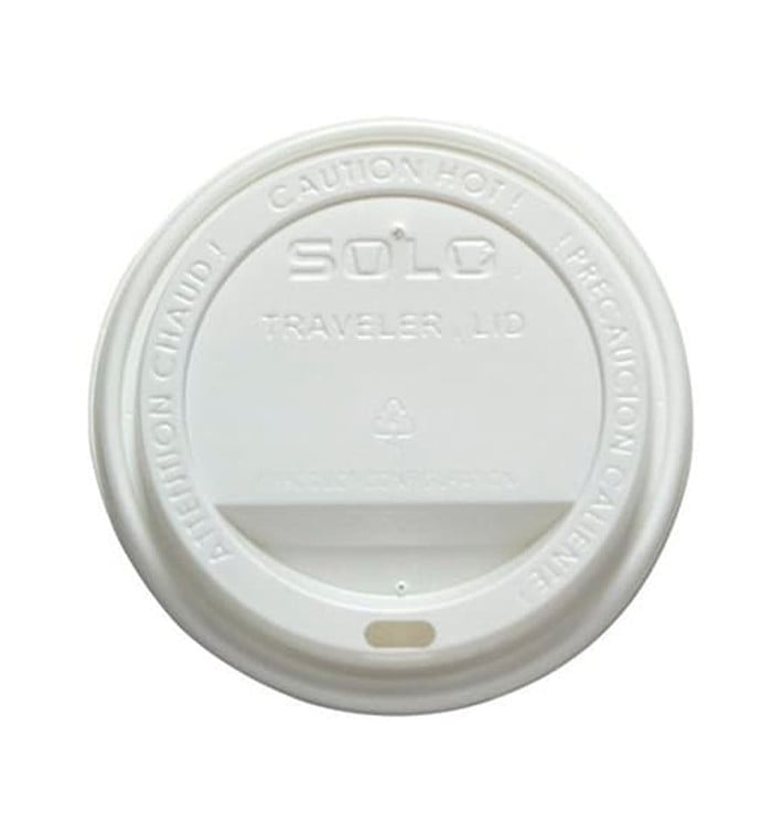 Coperchio con Foro per Bicchiere 6 e 8 Oz Bianco Ø8,0cm (100 Pezzi) Coperchio con Foro per Bicchiere 6 e 8 Oz Bianco Ø8,0cm (100 Pezzi)