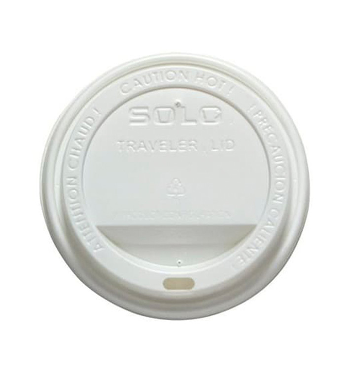 Coperchio con Foro per Bicchiere 6 e 8 Oz Bianco Ø8,0cm (1000 Pezzi) Coperchio con Foro per Bicchiere 6 e 8 Oz Bianco Ø8,0cm (1000 Pezzi)