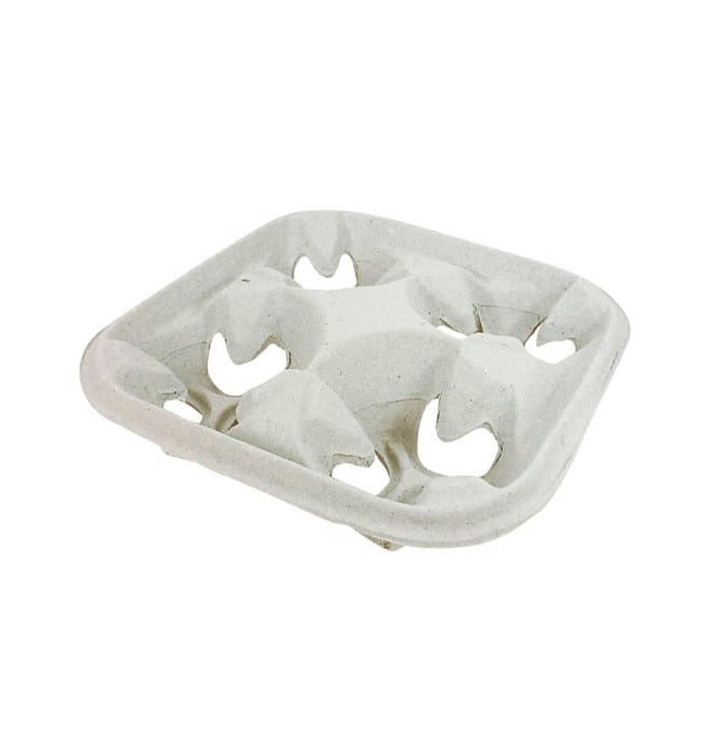Vassoi Porta Bicchiere di Cartone x4 (220 Pezzi) Vassoi Porta Bicchiere di Cartone x4 (220 Pezzi)