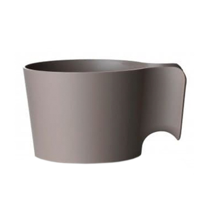 PortaBicchiere di Plastica Grigio (12 Pezzi) PortaBicchiere di Plastica Grigio (12 Pezzi)