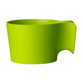 PortaBicchiere di Plastica Verde Acido (12 Pezzi)