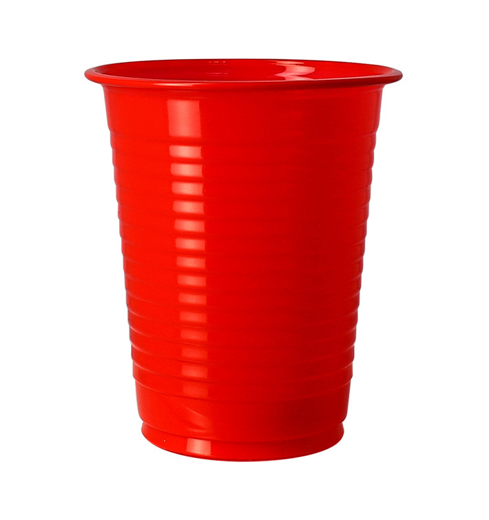 Bicchiere Amido Mais PLA Rosso 200ml (50 pezzi) Bicchiere Amido Mais PLA Rosso 200ml (50 pezzi)