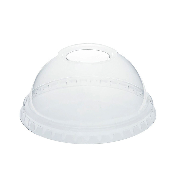 Coperchio Cupola Buco PET Trasp. Ø7,8cm (50 Pezzi)