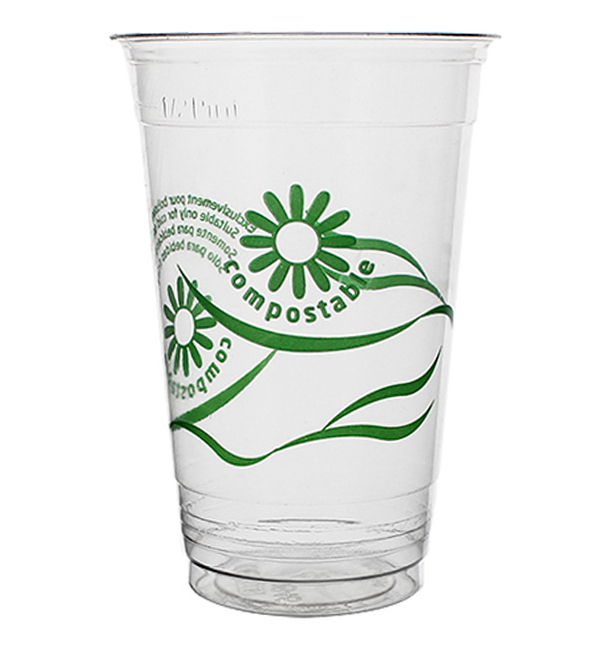 Bicchiere PLA "Green Spirit" Trasparente 330ml (1250 pezzi)