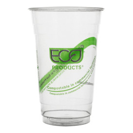 Bicchiere Amido di Mais PLA "Green Stripe" 590ml (50 pezzi)