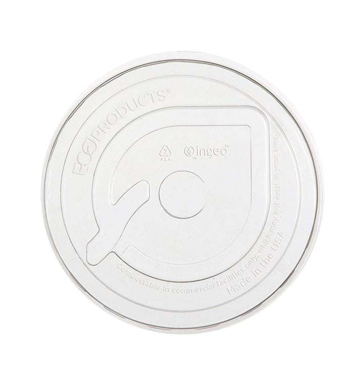 Coperchio Piatto PLA Bicchiere Amido di Mais 265,355,590ml (1.000 Pezzi) Coperchio Piatto PLA Bicchiere Amido di Mais 265,355,590ml (1.000 Pezzi)