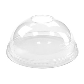 Coperchio Cupola Buco PLA Bicchiere 265,355,590ml (100 Pezzi)