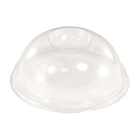 Coperchio Cupola Chiuso PLA Trasp. Ø9,5cm (100 Pezzi)