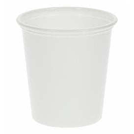 Bicchiere di Plastica PP Bianco 100 ml (50 Pezzi) 