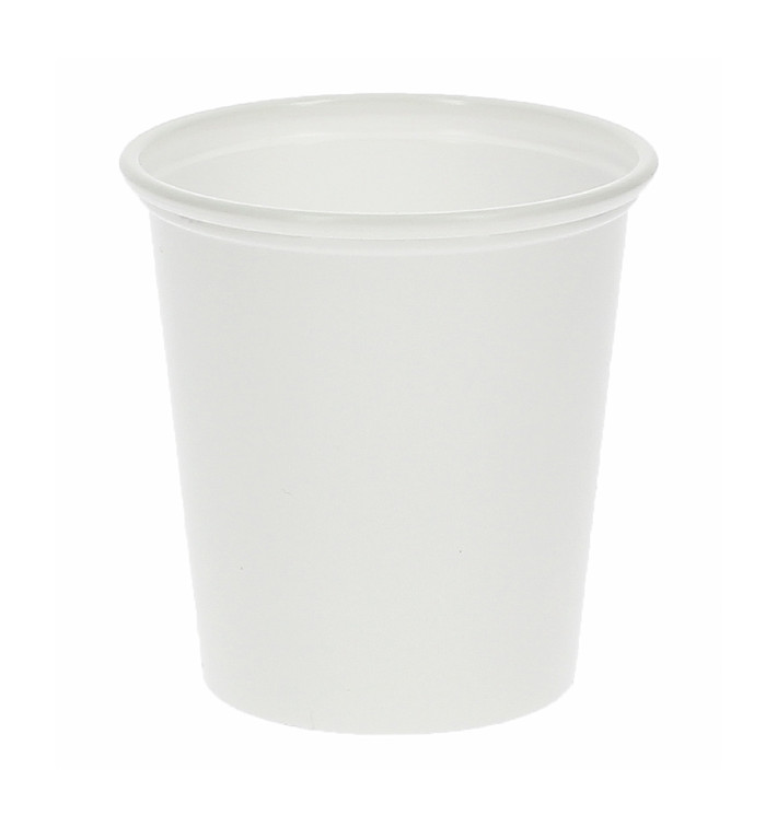 Bicchiere di Plastica PS Bianco 100 ml (4800 Pezzi) Bicchiere di Plastica PS Bianco 100 ml (4800 Pezzi)