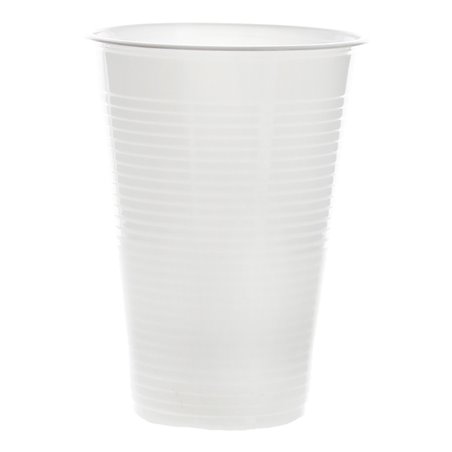 Bicchiere di Plastica PP Bianco 220ml (100 Pezzi)