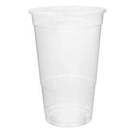 Bicchiere di Plastica PP Trasp. 400ml Ø9,4cm (50 Pezzi)