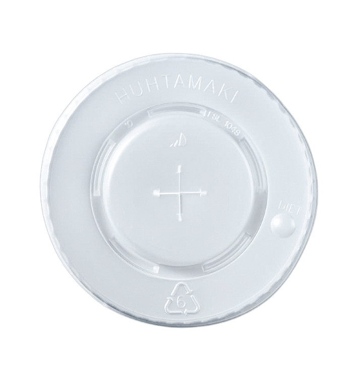 Coperchio PS Croce Bicchiere di Carta da 12, 16, 22Oz e 490ml Ø9cm (100 Pezzi) Coperchio PS Croce Bicchiere di Carta da 12, 16, 22Oz e 490ml Ø9cm (100 Pezzi)