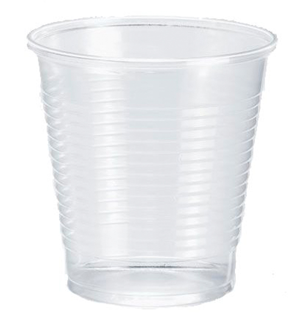 Bicchiere di Plastica PP Transparente 166ml Ø7,0cm (100 Pezzi)