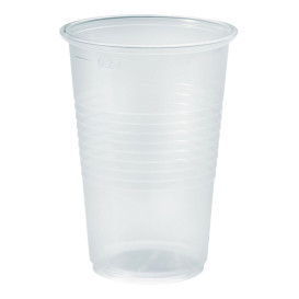 Bicchiere di Plastica PP Transparente 230ml Ø7,0cm (100 Pezzi)