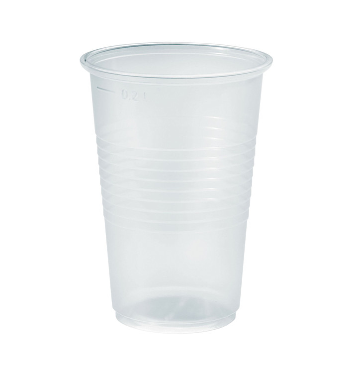 Bicchiere di Plastica PP Transparente 230ml Ø7,0cm (100 Pezzi) Bicchiere di Plastica PP Transparente 230ml Ø7,0cm (100 Pezzi)