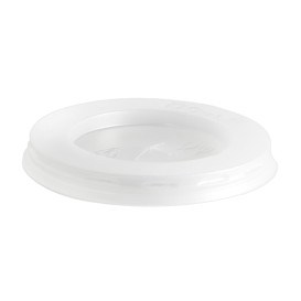 Coperchio di Plastica PS per Bicchiere 166 ml, 200 ml y 230ml Ø7,0cm (100 Pezzi)