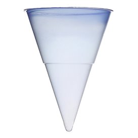 Cono di Plastica PP Blu 115 ml per Acqua (200 Pezzi)