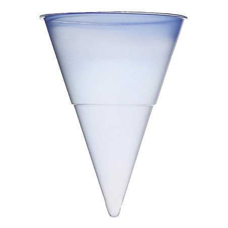 Cono di Plastica PP Blu 115 ml per Acqua (200 Pezzi)