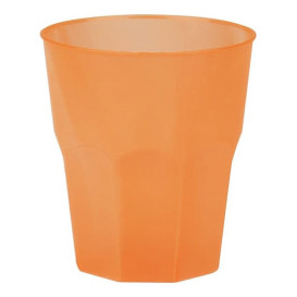 Bicchiere Plastica "Frost" Arancione PP 270 ml (20 Pezzi)