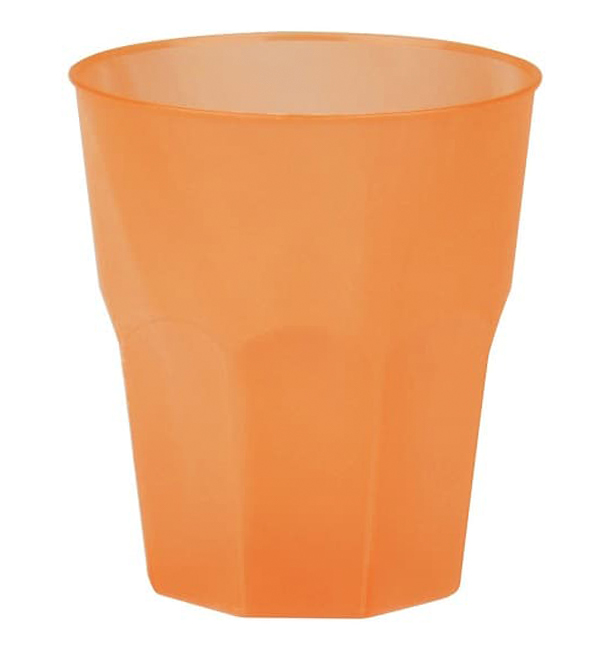 Bicchiere Plastica "Frost" Arancione PP 270 ml (20 Pezzi)