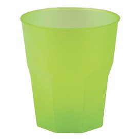 Bicchiere Plastica "Frost" Verde Acido PP 270 ml (20 Pezzi)