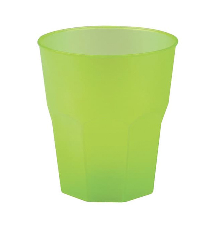 Bicchiere Plastica "Frost" Verde Acido PP 270 ml (20 Pezzi)