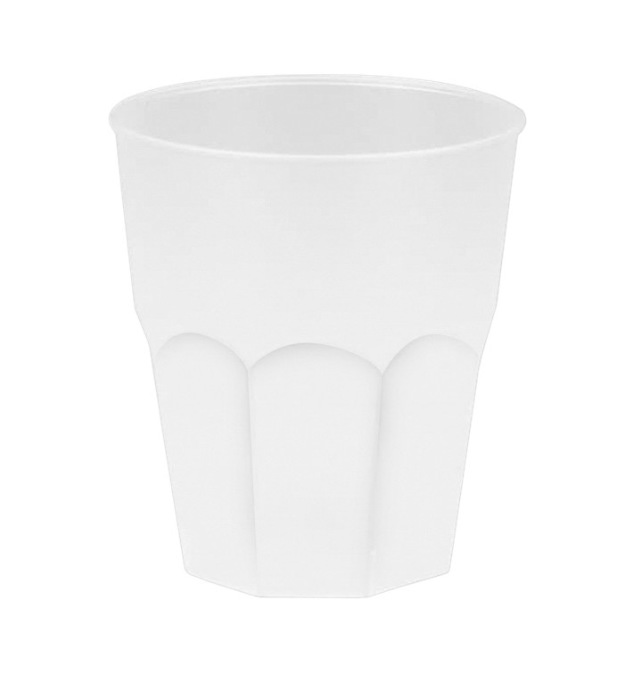Bicchiere Plastica "Frost" Bianco PP 270ml (420 Pezzi) Bicchiere Plastica "Frost" Bianco PP 270ml (420 Pezzi)