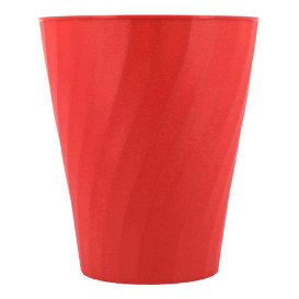 Bicchiere di Plastica PP "X-Table" Rosso 320ml (8 Pezzi)