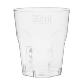 Bicchiere di Plastica per Cicchetto Trasp. PS Ø37mm 25ml (1000 Pezzi)
