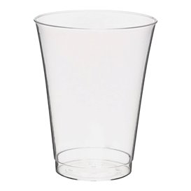 Bicchiere di Plastica PS Iniettato Trasparente 200 ml (25 Pezzi)