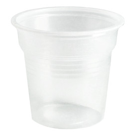 Bicchiere di Plastica PS Trasparente 80ml Ø5,7cm (50 Pezzi)