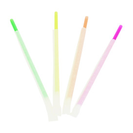 Cannuccia Dritta Imbustate Fluorescente  Ø6mm 20cm (1000 Pezzi)