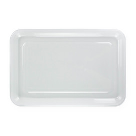 Vassoio Plastica RPET Trasparente 46x30cm (10 Pezzi)