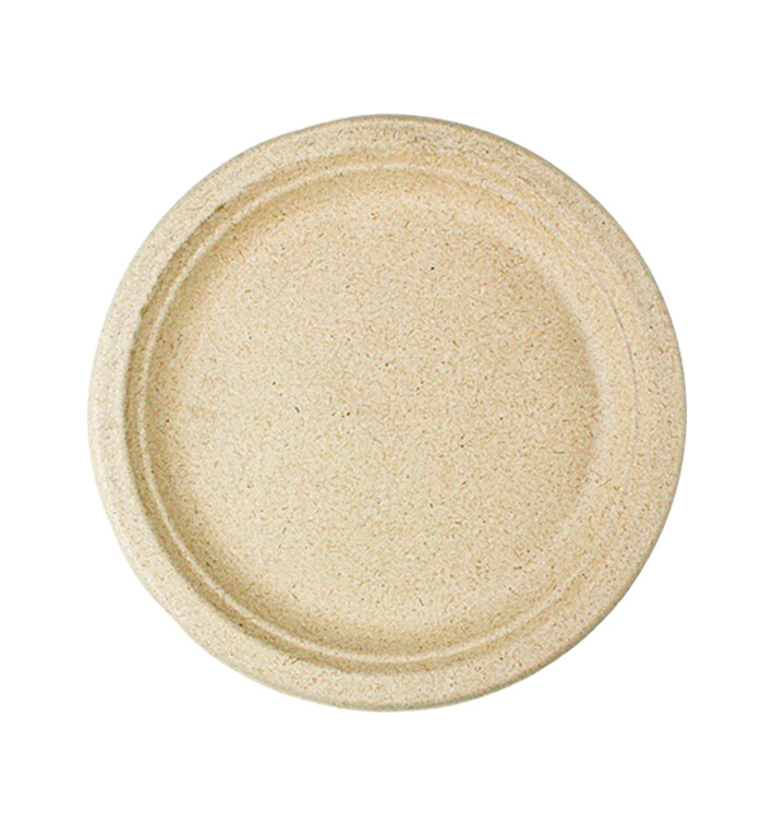 Piatti Bio di Crusca di Frumento Ø23cm (800 Pezzi) Piatti Bio di Crusca di Frumento Ø23cm (800 Pezzi)