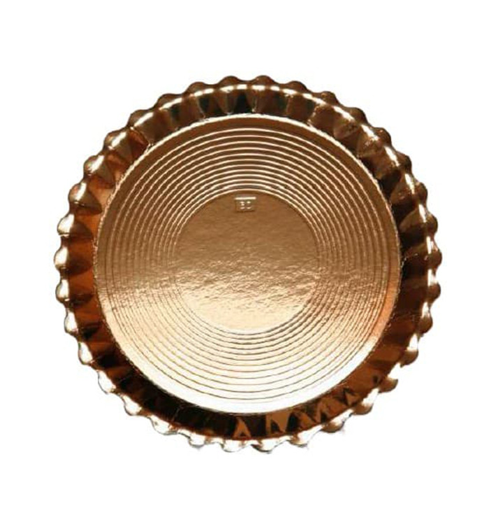 Piatto di Carta Tondo Oro Venus 280 mm (250 Pezzi) Piatto di Carta Tondo Oro Venus 280 mm (250 Pezzi)