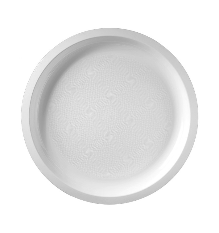 Piatto di Plastica Bianco Round PP Ø290mm (25 Pezzi) Piatto di Plastica Bianco Round PP Ø290mm (25 Pezzi)