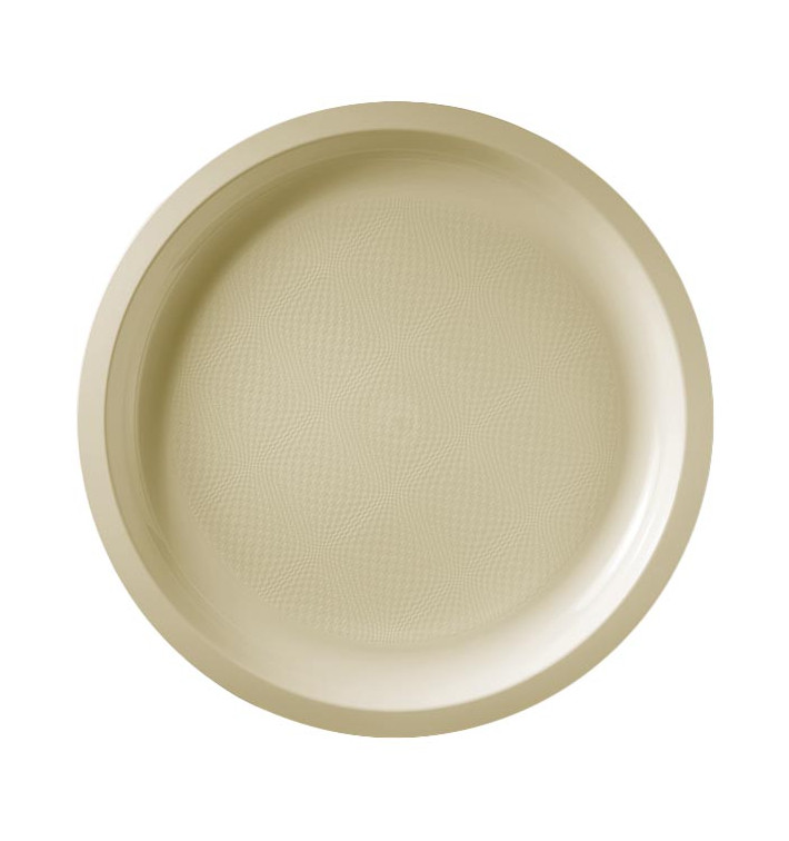 Piatto di Plastica Crema Round PP Ø290mm (25 Pezzi) Piatto di Plastica Crema Round PP Ø290mm (25 Pezzi)