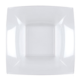 Piatto Plastica Fondo Trasp. Nice PS 180mm (25 Pezzi)