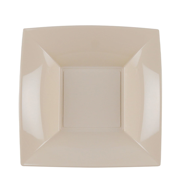 Piatto Plastica Fondo Beige Nice PP 180mm (300 Pezzi) Piatto Plastica Fondo Beige Nice PP 180mm (300 Pezzi)