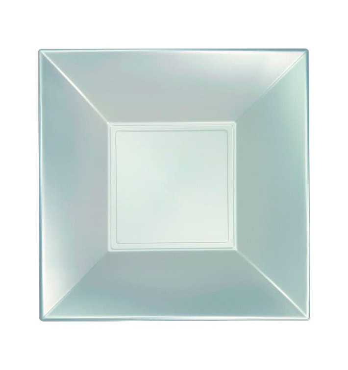 Piatto Plastica Fondo Argento Nice Pearl PP 180mm (300 Pezzi) Piatto Plastica Fondo Argento Nice Pearl PP 180mm (300 Pezzi)