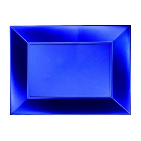 Vassoio Plastica Blu Nice Pearl PP 280x190mm (12 Pezzi)