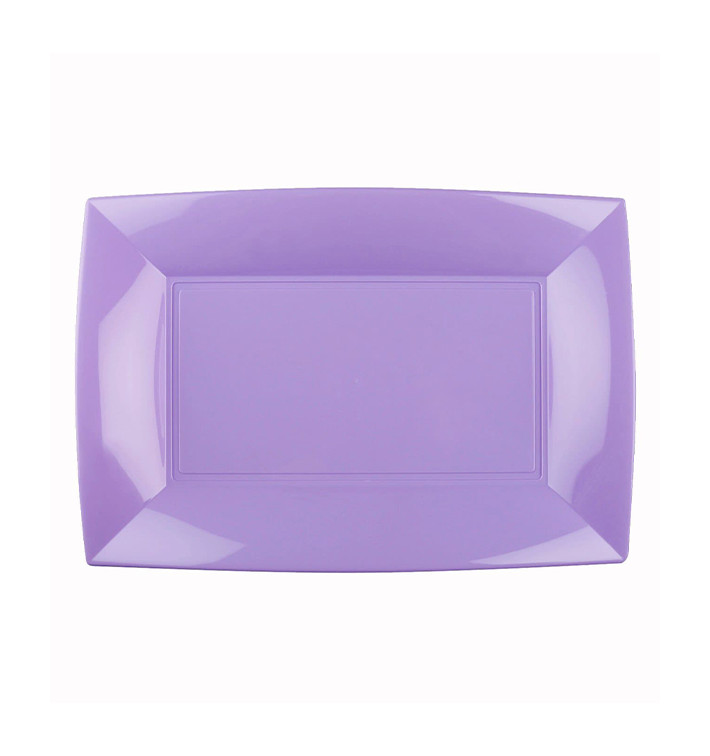Vassoio Plastica Lilla Nice PP 280x190mm (12 Pezzi) Vassoio Plastica Lilla Nice PP 280x190mm (12 Pezzi)