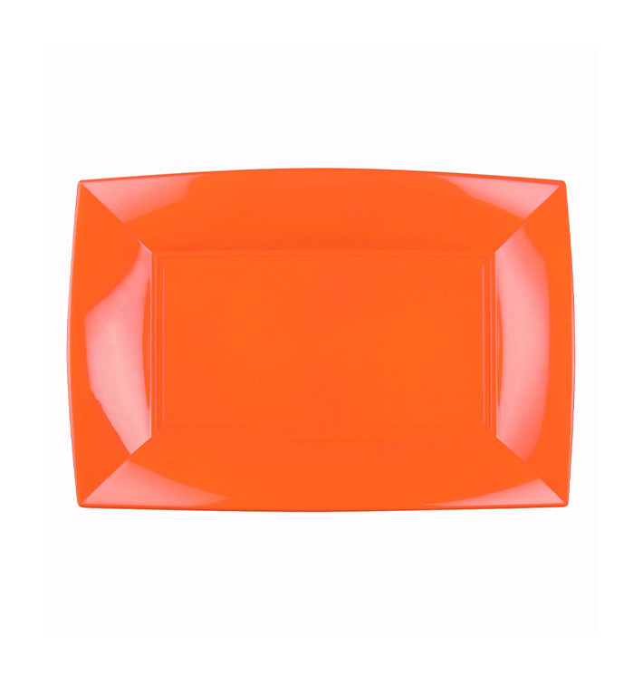 Vassoio Plastica Arancione Nice PP 280x190mm (240 Pezzi) Vassoio Plastica Arancione Nice PP 280x190mm (240 Pezzi)